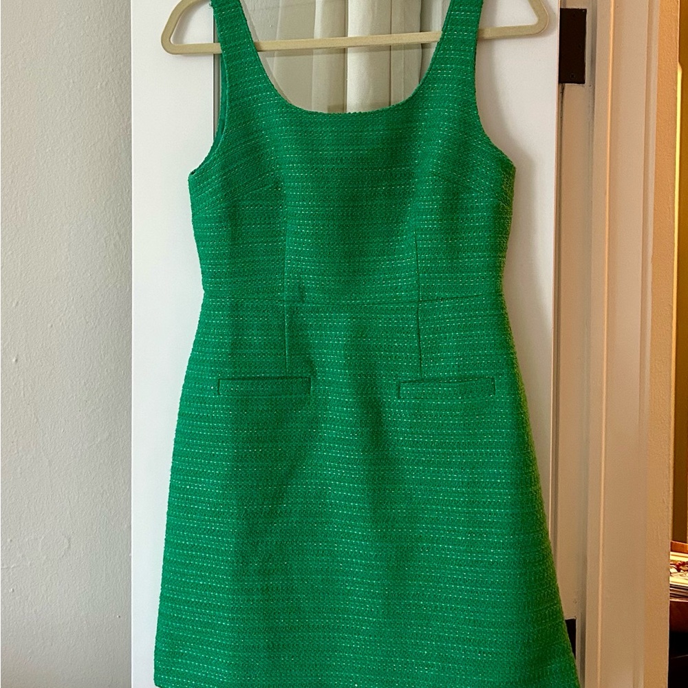 J.Crew Tweed Sequined Mini Shift Dress Size 4 - Picture 5 of 15